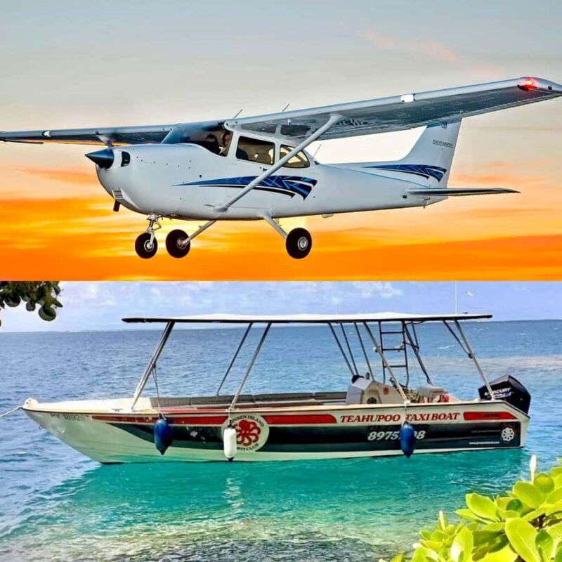 Tahiti: Island tour by taxi boat and private jet flight - An Inside Look at the Tahiti Tour Experience