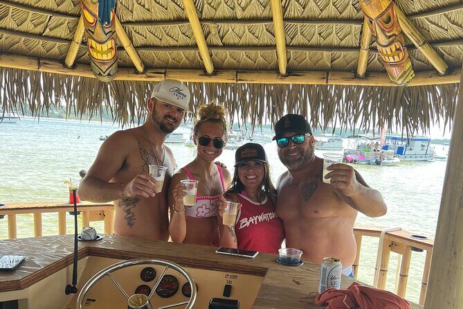 Tailfins Tiki Boats Crab Island Sandbar (3hrs) - The Itinerary in Detail