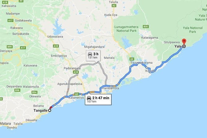 Tangalle City to Yala City Private Transfer - What to Expect During Your Ride