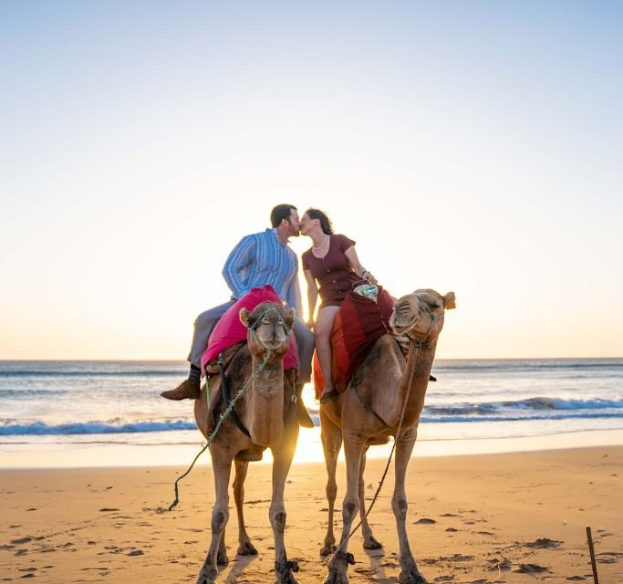 Tangier: Achakar Beach Sunset Camel Ride & Moroccan Dinner - Key Points