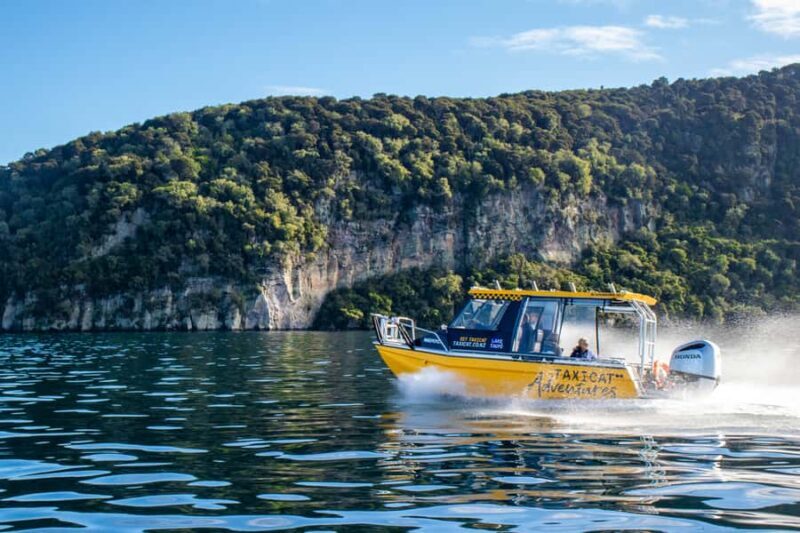 Taupo: Lake Taupo Western Bays Catamaran Tour with Bush Walk - Key Points