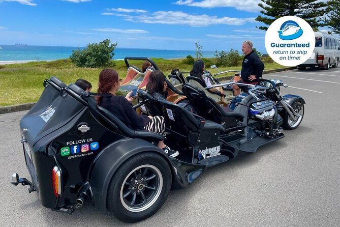 TAURANGA SHORE EXCURSION: V8 TRIKE - 1.5 hour City Sites - Who Is This Tour Best For?