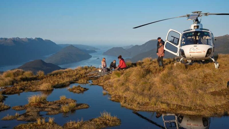 Te Anau: Doubtful & Dusky Sound Helicopter Flight - An Inside Look at the Helicopter Flight Experience