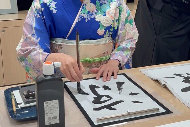 Tea and Calligraphy Session at a Table in Osaka - What to Expect: A Step-by-Step Breakdown