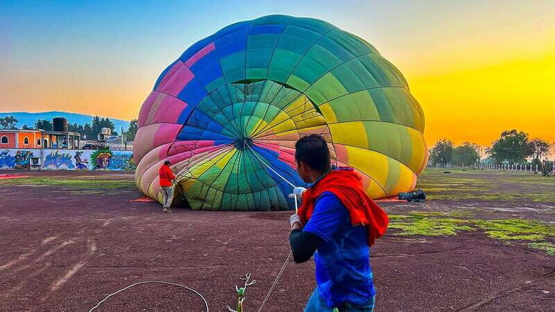 Teotihuacan: Hot Air Balloon Ride with Breakfast - The Breakfast and Post-Flight Relaxation