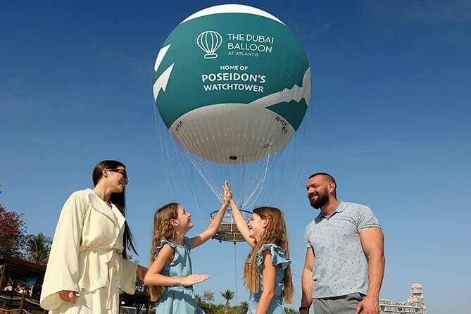 The Dubai Balloon at Atlantis Tickets with options - FAQ