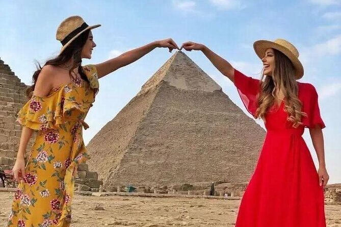 The Giza Pyramids, the Great Sphinx, and Local Lunch. - Key Points