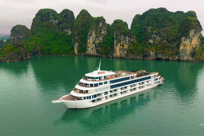 The most Luxury Day Cruise with transfer from Ha Noi & Drink - Introducing the Ultimate Luxury Day Cruise in Halong Bay