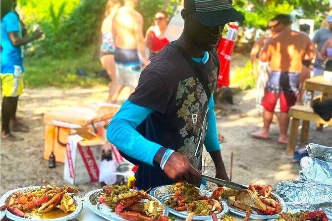 Tiki Pon Da Sea Cruise to Booby Cay with Lunch from Negril - The Stop at Booby Cay Island