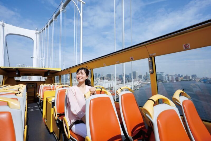 Tokyo: 60min Panoramic Open Top Bus Tour with Audio Guide - FAQ