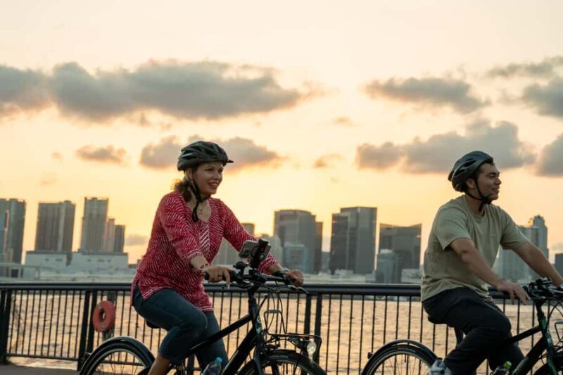 Tokyo Bay Area: Sunset Night View 3h E-bike Guided Bike Tour - Key Points