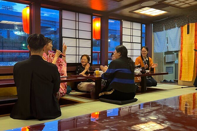 Tokyo Bay Yakatabune Cruise with Traditional JapaneseShow Drinks - FAQ
