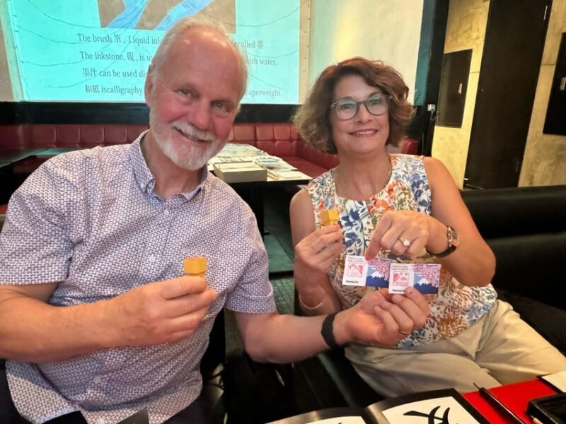 Tokyo: Calligraphy on Kanji Fan & Scroll with Drink - The Value and Practicalities