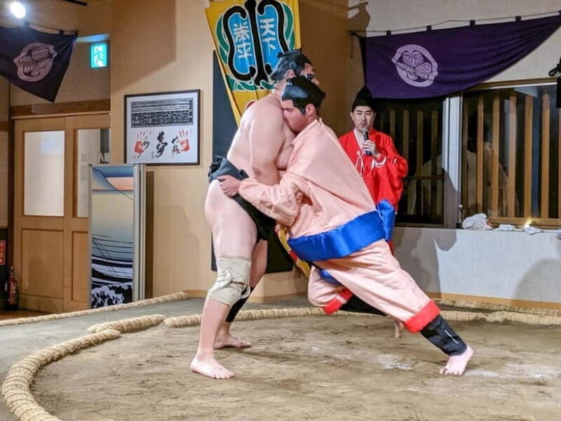 Tokyo: Family Sumo Workshop &Live Wrestling Show with Lunch - A Close Look at the Experience