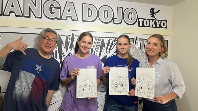 Tokyo/Ikebukuro Manga lesson by acitive pro-Manga artists - Key Points