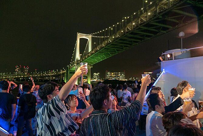 Tokyo Sunset Boat Party with Music Drinks and Vibes - Key Points