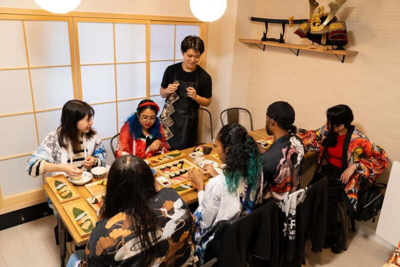 Tokyo: Sushi Making Class in a Happi Coat near a Famous Spot - The Sum Up