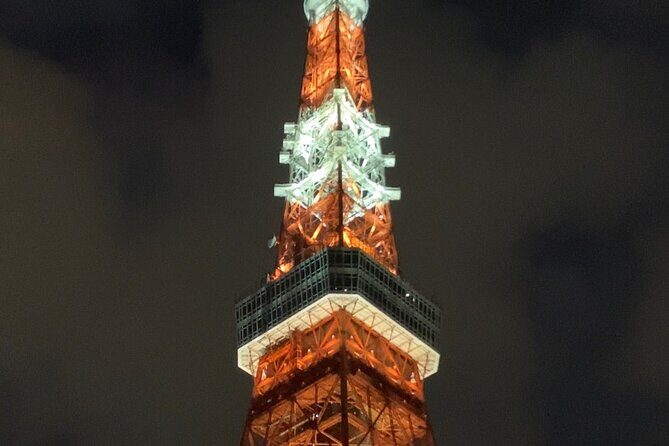 Tokyo tower Private Walking Tour and Night food tour : 6:00pm - Easy to Book and Conveniently Located Meeting Point