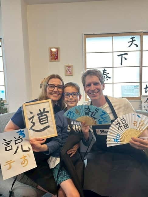 Tokyo:Calligraphy &Make your original folding fan in Asakusa - Key Points