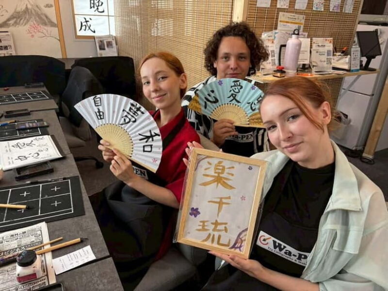 Tokyo:Calligraphy &Make your original folding fan in Asakusa - What to Expect from the Calligraphy & Fan-Making Tour