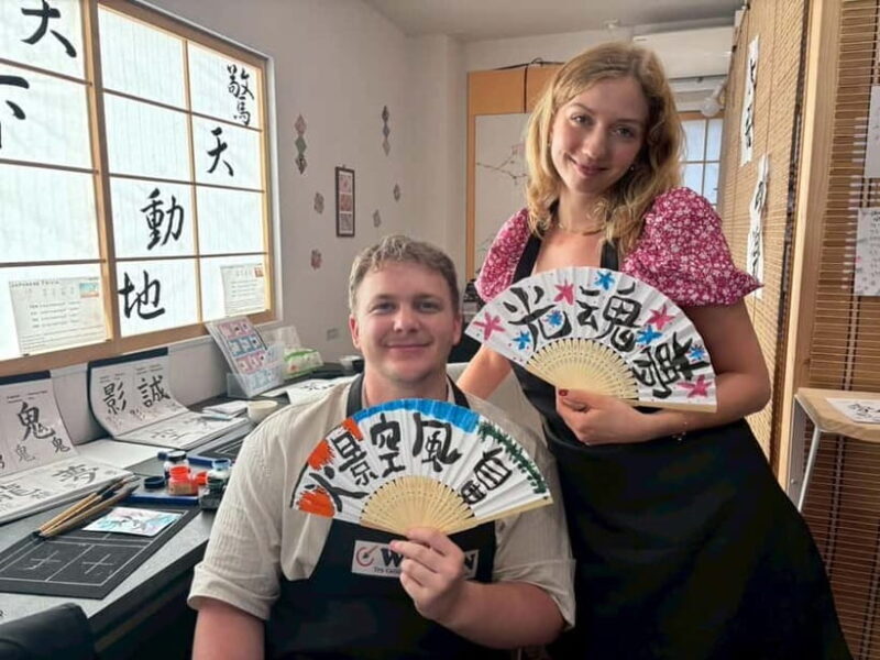 Tokyo:Calligraphy &Make your original folding fan in Asakusa - Authenticity and Participant Feedback