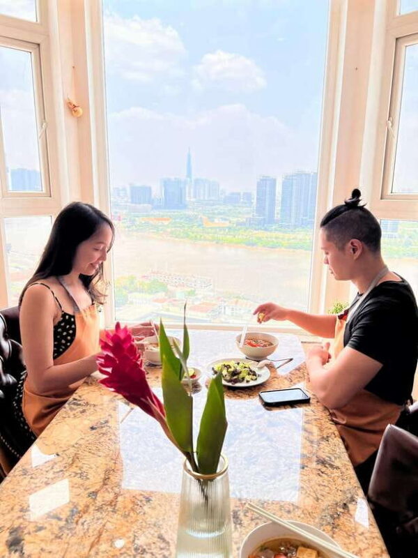 Top Home Cooking Class with Stunning River View AC Kitchen - The Authenticity and Value