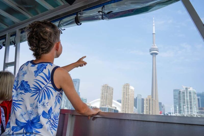 Toronto Downtown Walking Tour With Tower and Harbour Cruise - Water Views and Relaxing Harbour Cruise