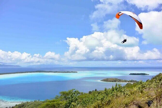 Tour of the island and Peninsula WITH Paragliding and Taxi Boat (Teahupoo) - Key Points