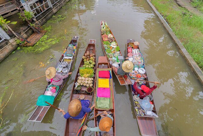 Train & Floating Market Food Adventure + Scenic train ride - Key Points