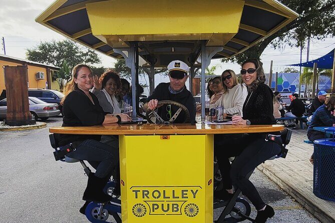 Trolley Pub Party Bike through St. Pete with Bar+Mural Stops - Discovering What Makes the Tour Special