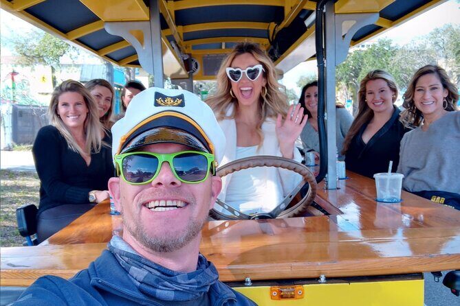 Trolley Pub Party Bike through St. Pete with Bar+Mural Stops - How the Reviews Reflect the Experience