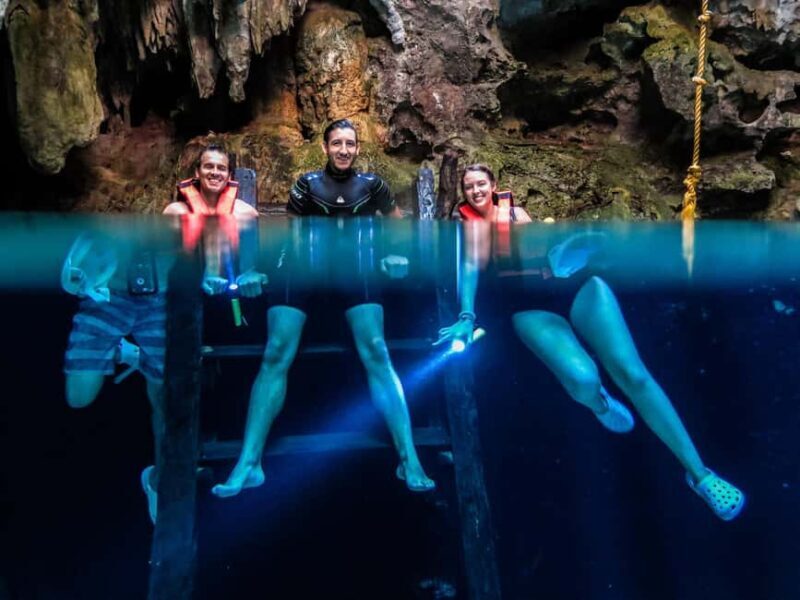 Tulum: Akumal Turtles and Underground Cenote Swim Tour - Key Points