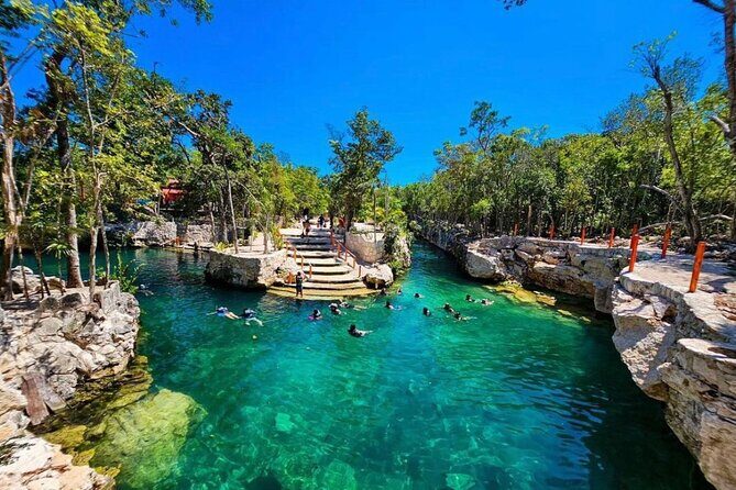 Tulum , Cenote tortuga , Nature statue and Playa del carmen - Exploring the Tulum Archaeological Site