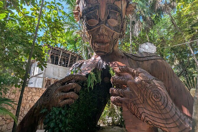 Tulum Instagram Giant Sculpture, Cenote Attik and Azulik Uh May - An Introduction to the Tour Experience