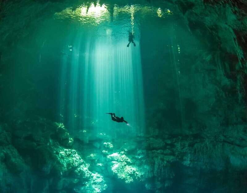 Tulum : Scuba in 2 cenotes including a deep one Pit Dos Ojos - Key Points