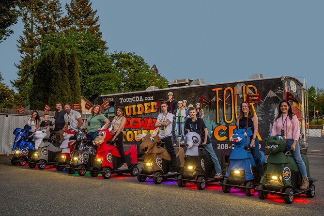 Twilight Rydables Guided Tours Evening Adventure in Coeur d'Alene - Key Points