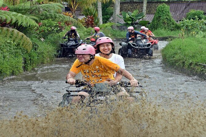 Ubud ATV Quad Bike through Tunnel and Waterfall in Bali - The Guides and Support