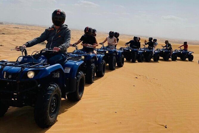 Ultimate Desert Experience Quad Bike, Sandboarding, Camel Ride - Key Points