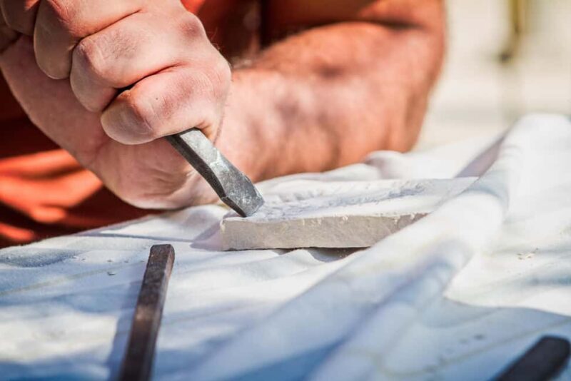 Umm Qais: Learn Stone Masonry with Roman Tools - A Closer Look at the Experience