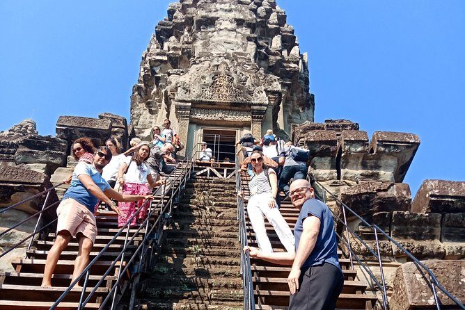 Unveiling Angkor Wat Sunrise, Bayon, Ta Prohm In Small Group Tour - Stop 2: Bayon Temple in Angkor Thom