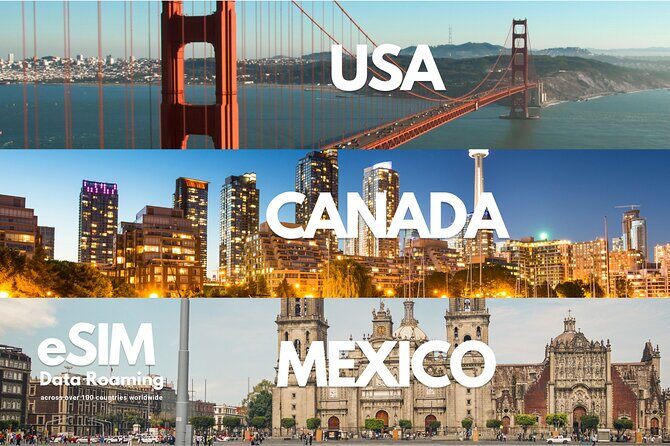 USA, Canada & Mexico Data eSIM : 0.5GB Daily to 10GB-30 Days - What the Experience Looks Like