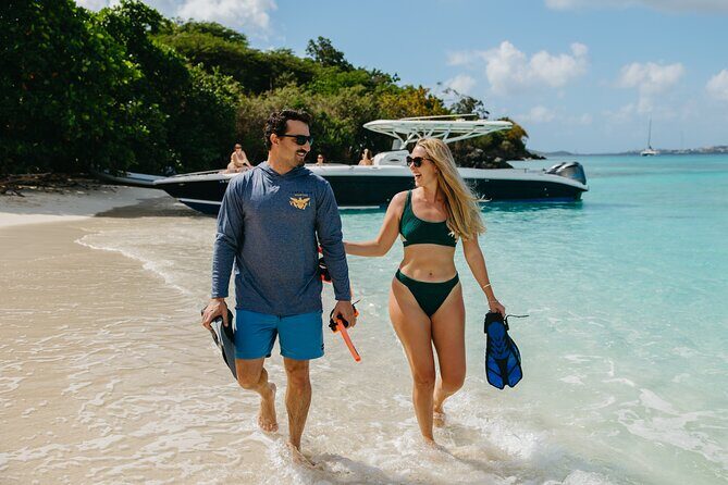 USVI Private Boat Charter Adventure - Third Stop: St. Thomas’ Iconic Beaches and Smaller Islands