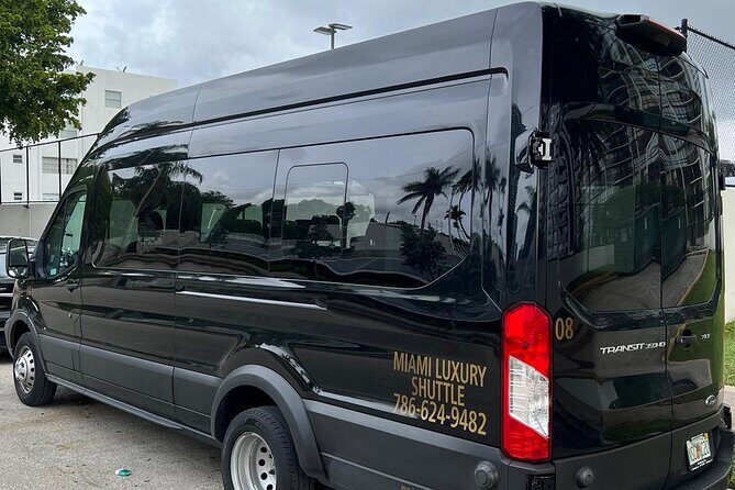 VAN Mia Airport or Hotels to Miami Port or Hotels Up to 14pax - Introduction