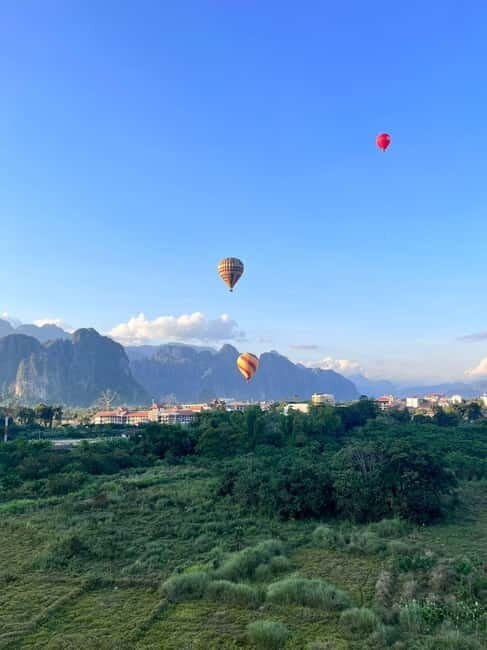 Vang Vieng: Hot Air Balloon Ride with City Hotel Pickup - Key Points