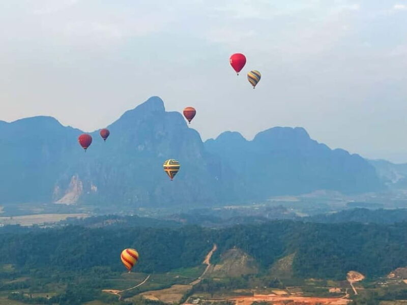 Vang Vieng: Hot Air Balloon Ride with City Hotel Pickup - What to Expect from Your Hot Air Balloon Ride