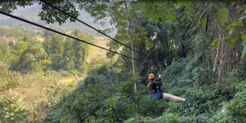 Vang Vieng: Hot Air Balloon,Kayak,Zipline,Blue lagoon1 Tour - Key Points