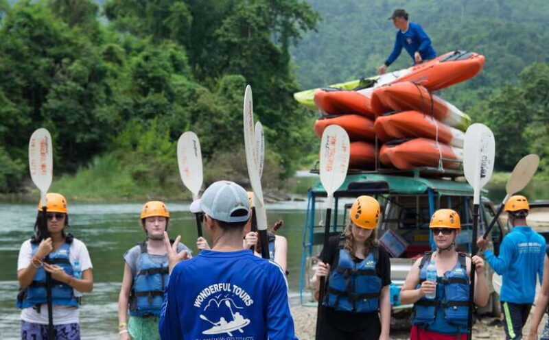 Vang Vieng: Kayaking & Cave Tubing with Zip Line/Blue Lagoon - A Balanced Perspective