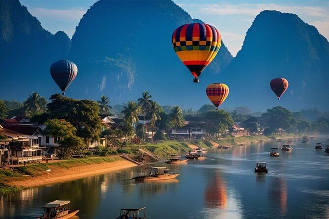 Vang Vieng Laos Hot Air Balloon Adventure Tour - Vang Vieng Laos Hot Air Balloon Adventure Tour: An Aerial Escape into Nature’s Artwork