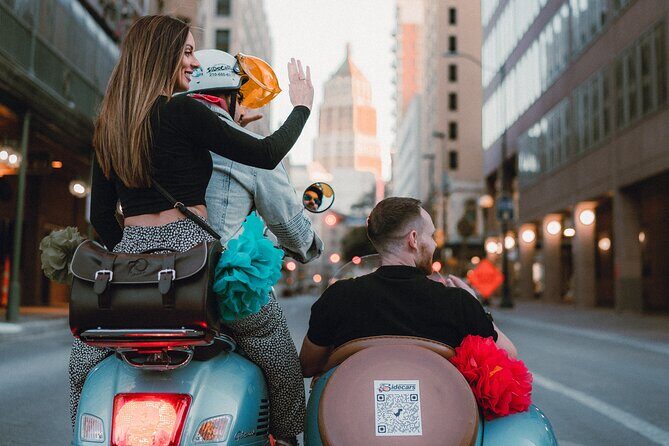 VESPA SiDECAR Tour in San Antonio with Tacos - What It Feels Like to Ride