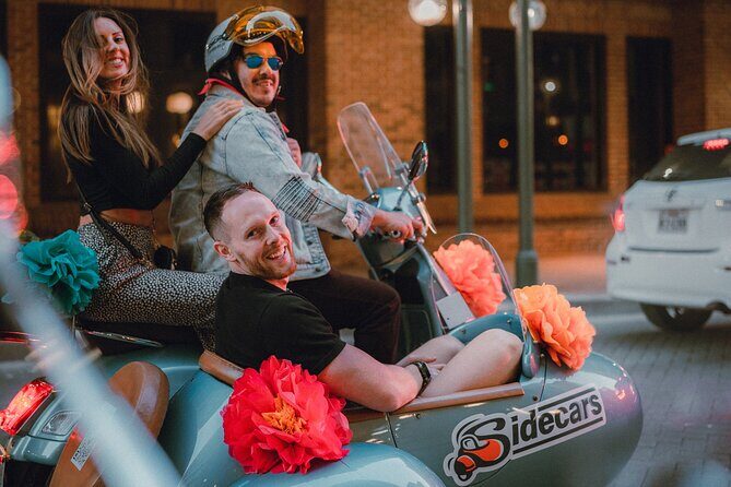 VESPA SiDECAR Tour in San Antonio with Tacos - FAQ